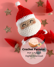 Load image into Gallery viewer, Santa Claus Crochet Pattern