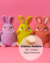Load image into Gallery viewer, Bun Bun the Bunny Crochet Pattern