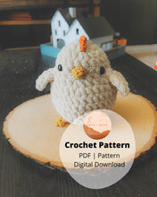 Load image into Gallery viewer, Cheeps the Chick Crochet Pattern