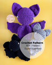 Load image into Gallery viewer, Bitty + Batty Crochet Pattern
