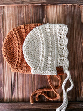 Load image into Gallery viewer, The Azalea Baby Bonnet Crochet Pattern