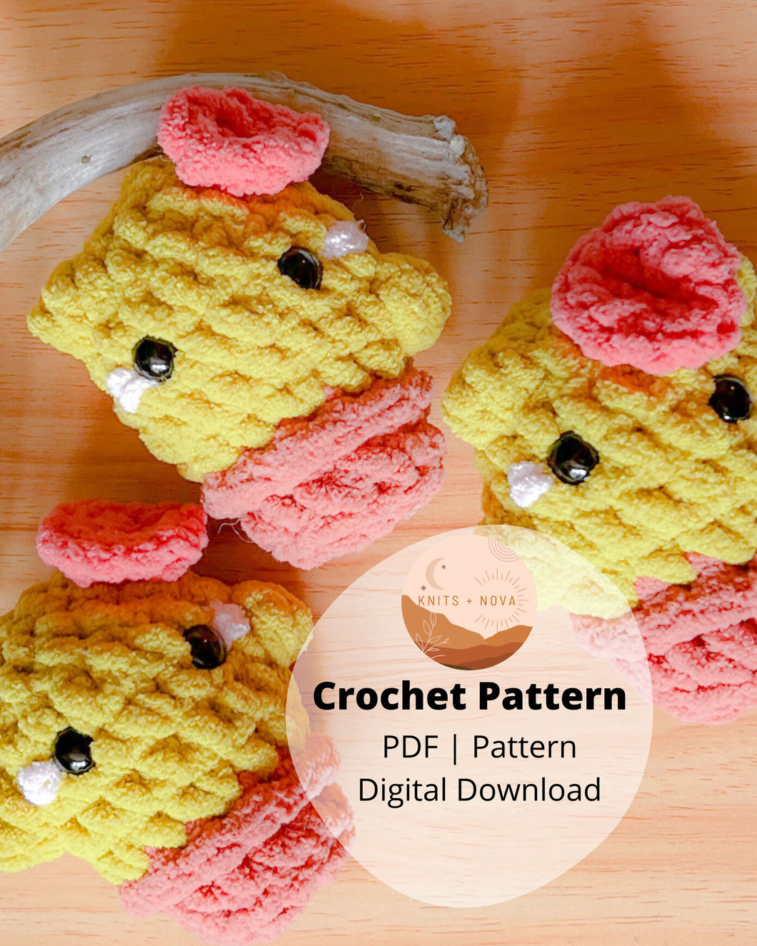 Chubby Pocket Cactus Crochet Pattern