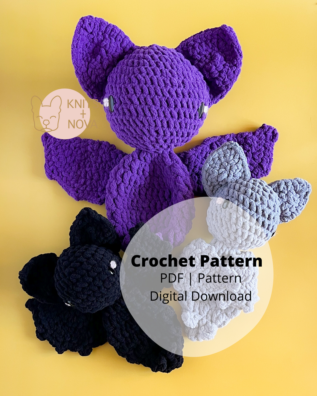 Bitty + Batty Crochet Pattern