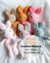 Load image into Gallery viewer, Baby Boho Bunny Crochet Pattern
